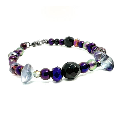 Ranunculus / "Neo" Bracelet + Crystal
