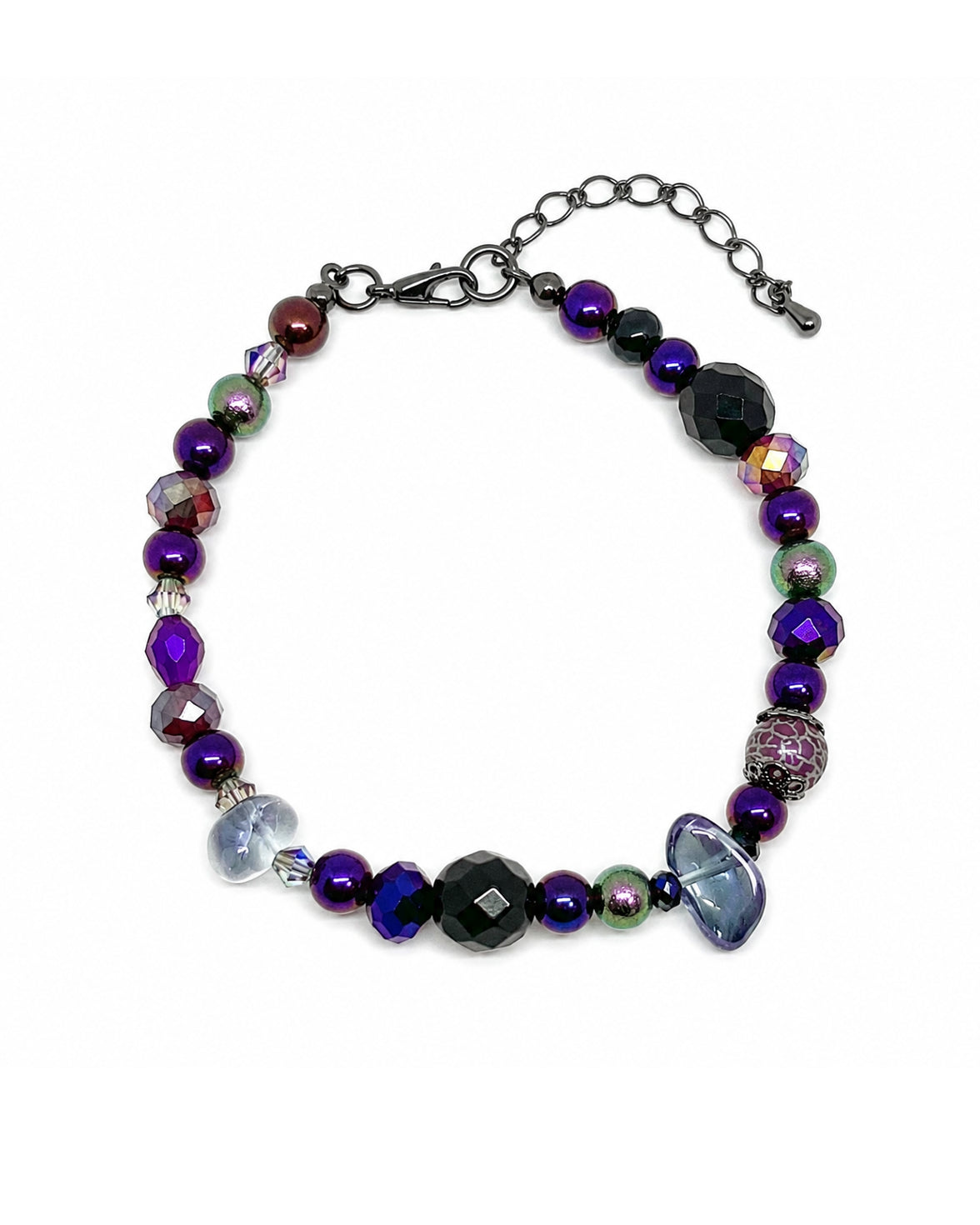 Ranunculus / "Neo" Bracelet + Crystal