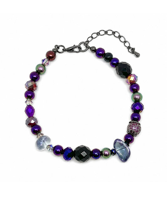 Ranunculus / "Neo" Bracelet + Crystal