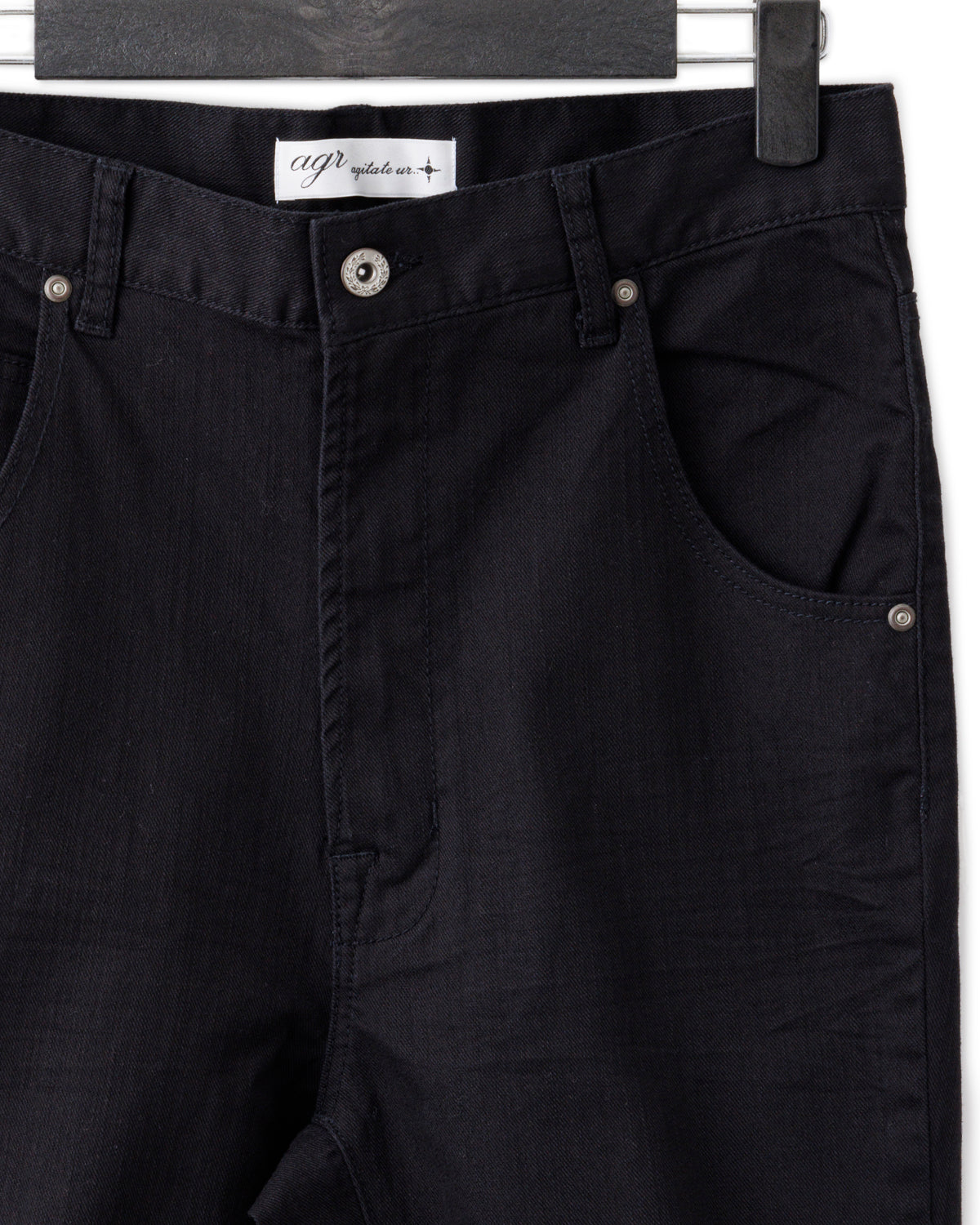 agr / Sarrouel Denim PT - Black
