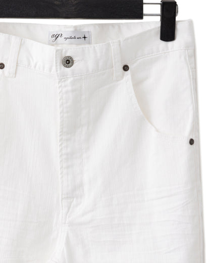 agr / Sarrouel Denim PT - White