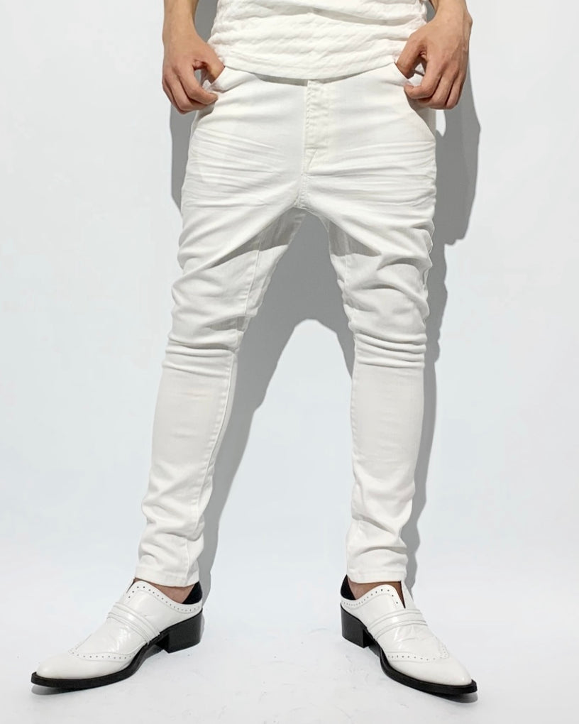 agr / Sarrouel Denim PT - White