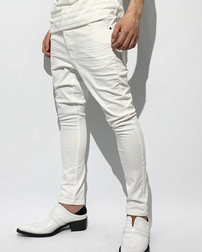 agr / Sarrouel Denim PT - White