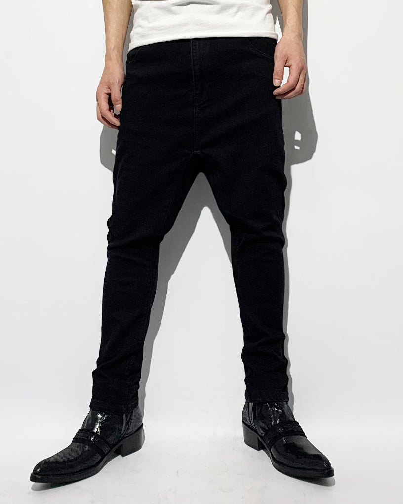 agrサルエルスキニーデニム agr | Sarrouel Denim PT #2 - Black – HARAJUKU VILLAGE