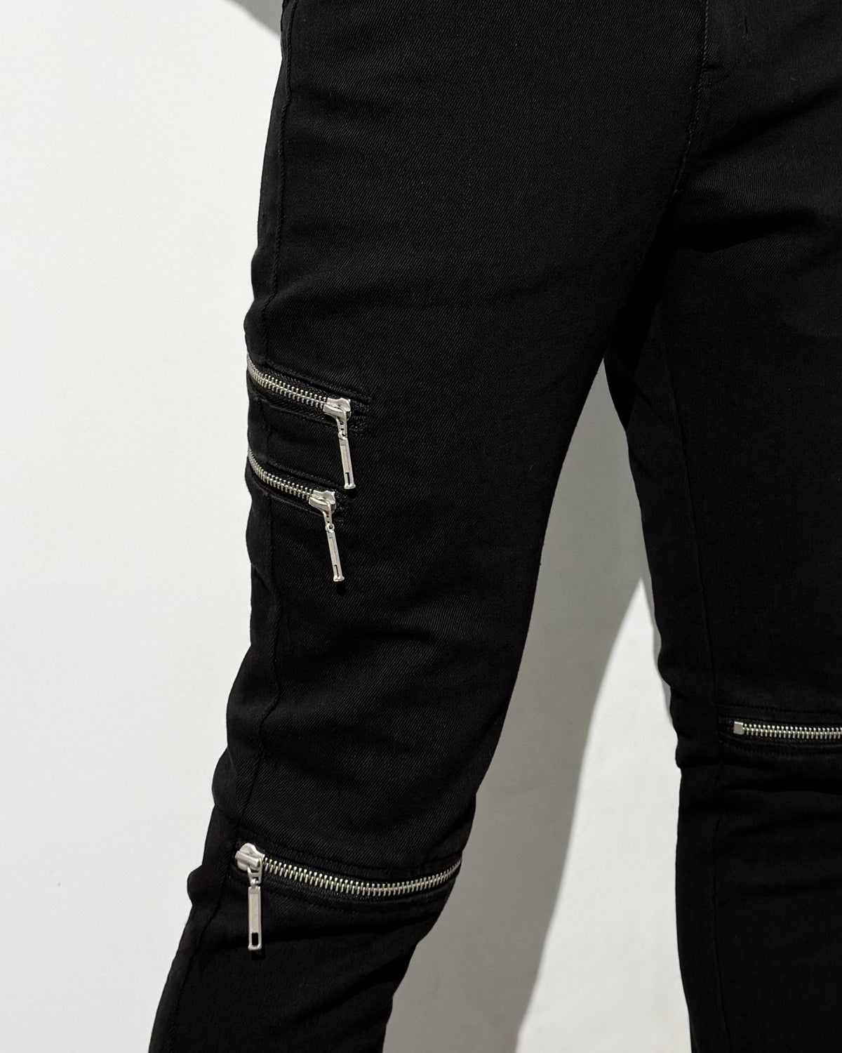 agr / Zip-Slit Skinny Denim PT