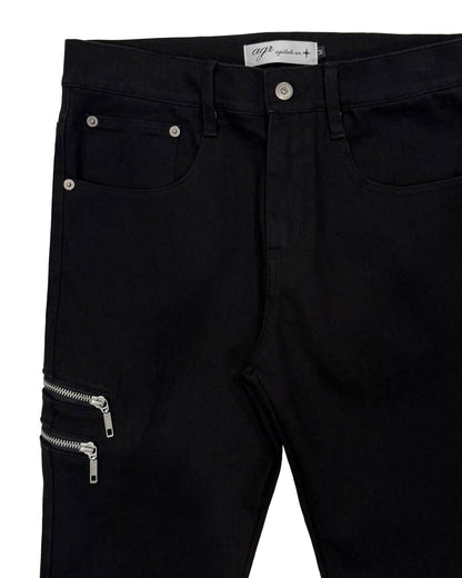 agr / Zip-Slit Skinny Denim PT