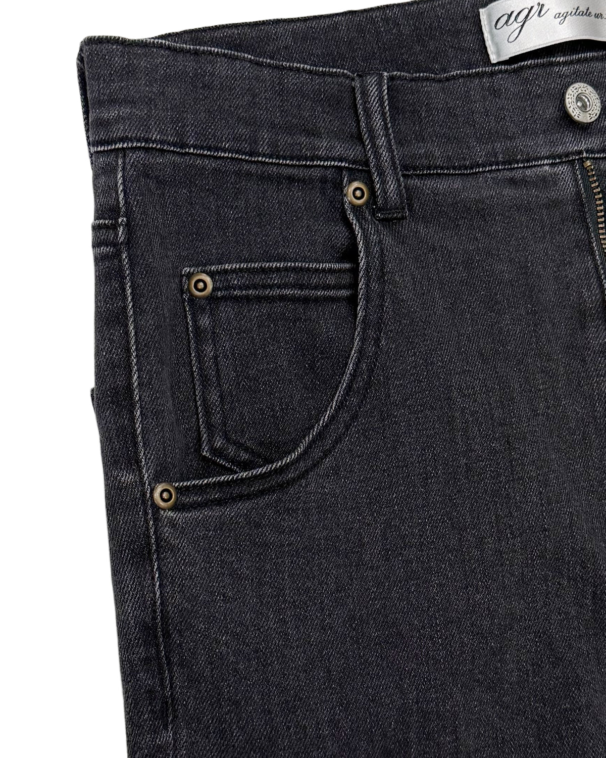 agr / Sarrouel Denim PT #2 - Washed Black