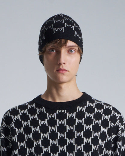 HARRISON WONG / Logo Monogram Wool Beanie