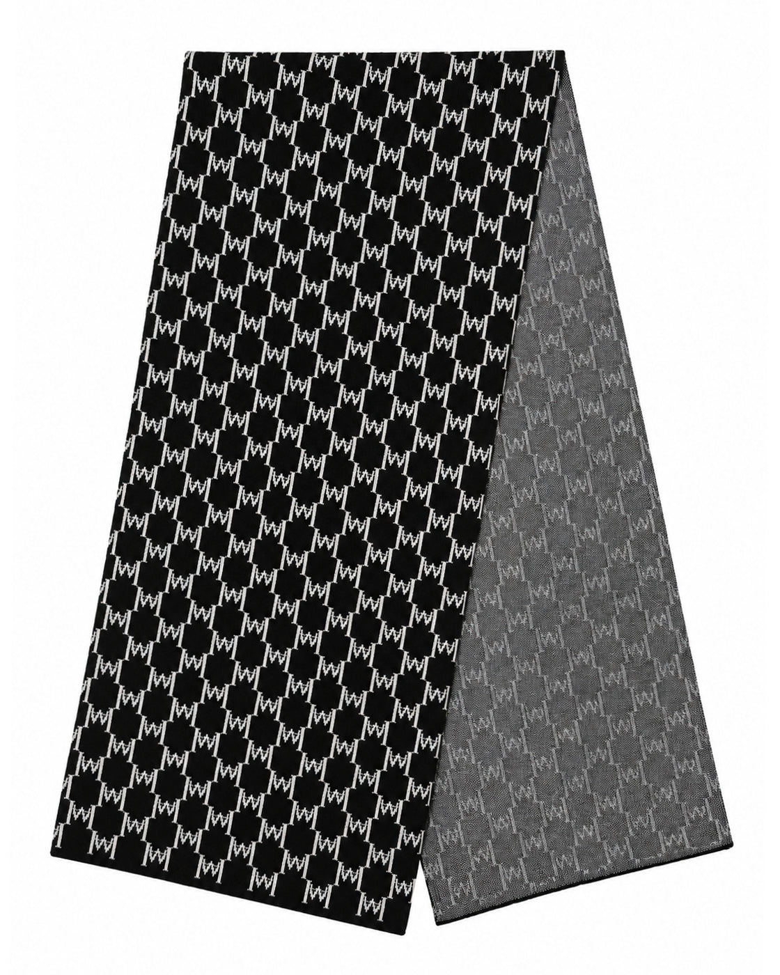 HARRISON WONG / Logo Monogram Wool Scarf