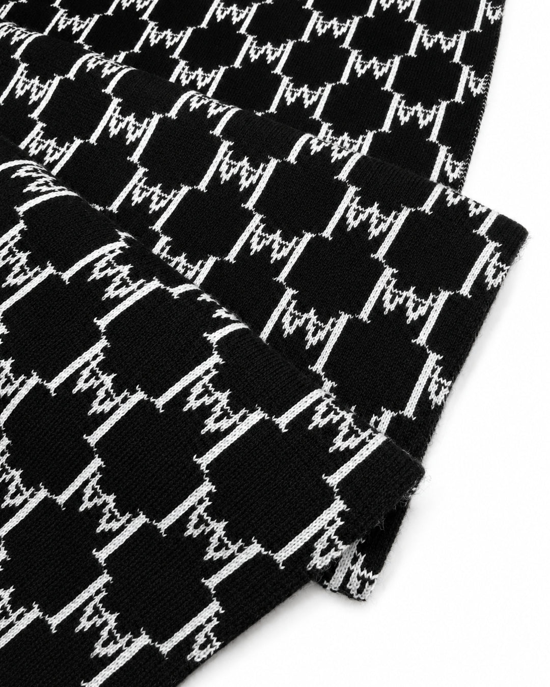 HARRISON WONG / Logo Monogram Wool Scarf