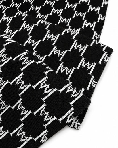 HARRISON WONG / Logo Monogram Wool Scarf