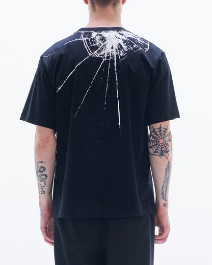 HARRISON WONG / Tee With Broken Glass Pattern - Black