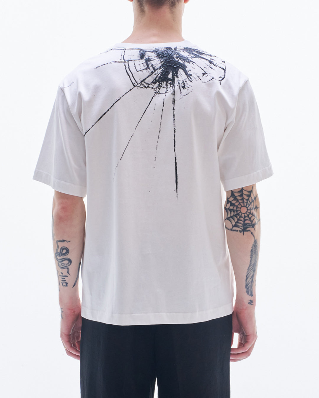 HARRISON WONG / Tee With Broken Glass Pattern - White