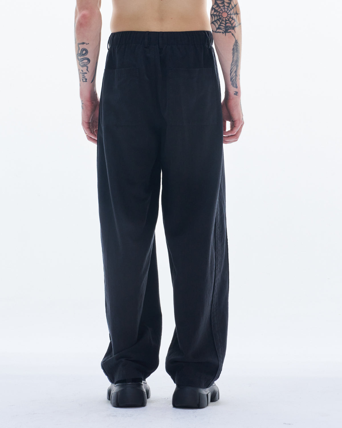 HARRISON WONG / Cotton Linen Baggy Pants