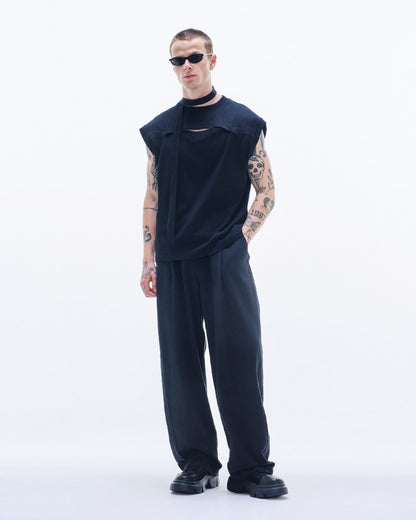 HARRISON WONG / Cotton Linen Baggy Pants