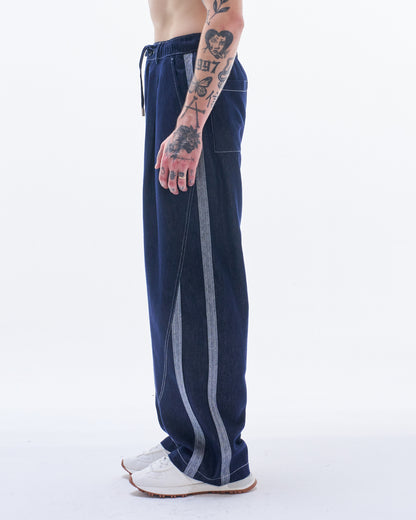 HARRISON WONG / Linen Denim Baggy Pants