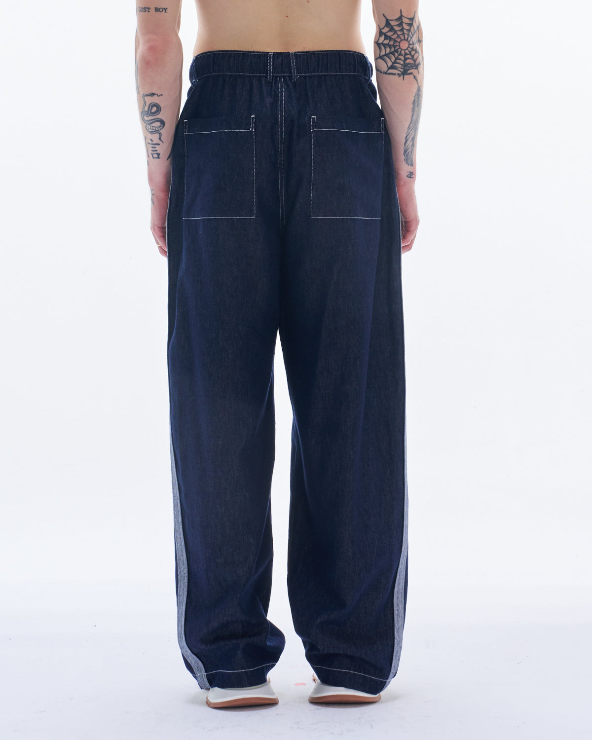 HARRISON WONG / Linen Denim Baggy Pants