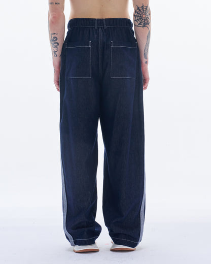HARRISON WONG / Linen Denim Baggy Pants
