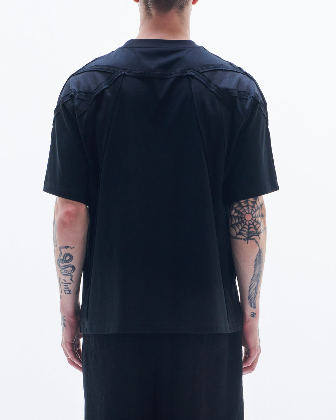 HARRISON WONG / Tee With Inside-Out Seam - Black
