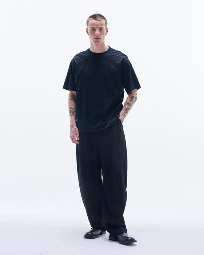 HARRISON WONG / Tee With Inside-Out Seam - Black