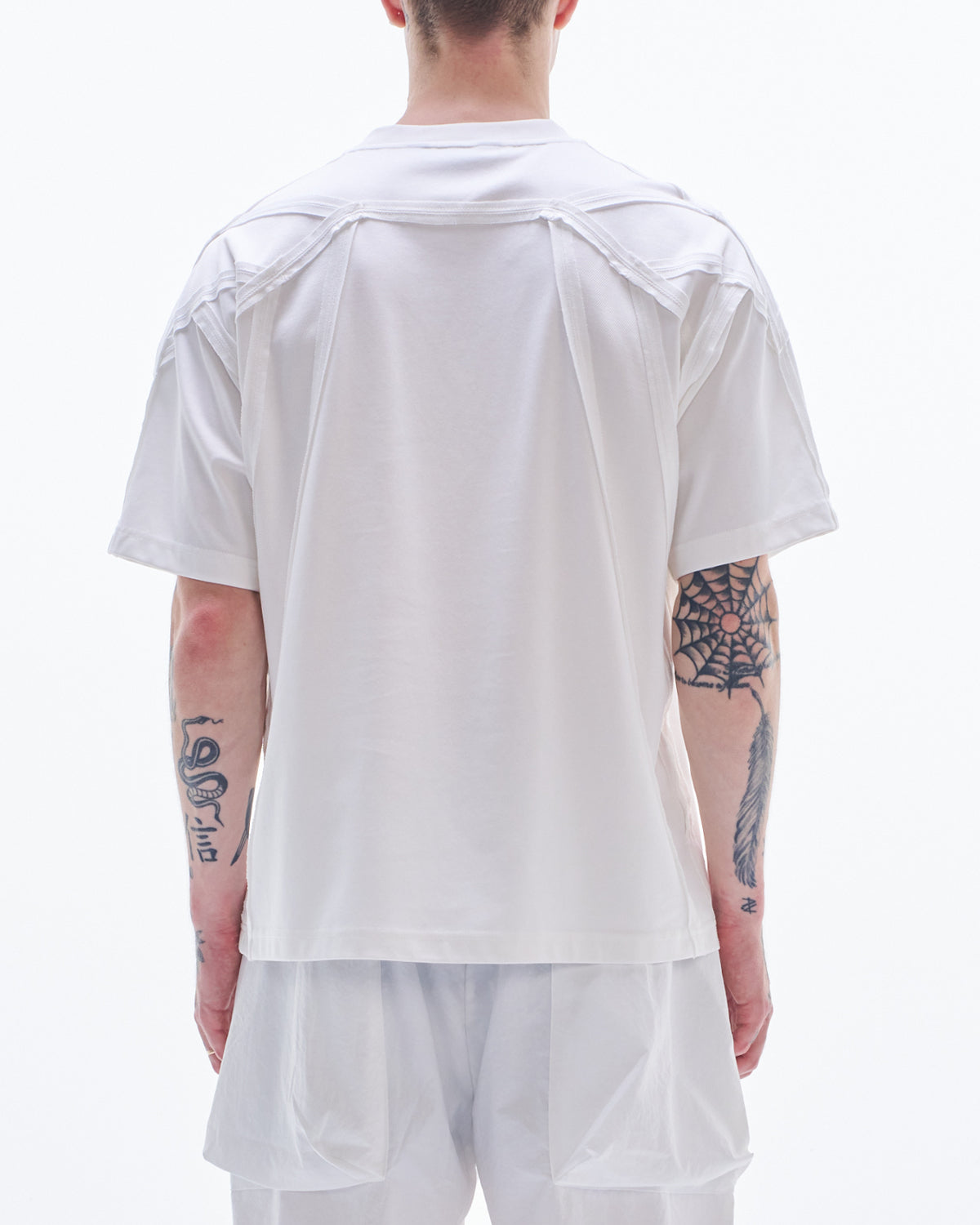 HARRISON WONG / Tee With Inside-Out Seam - White