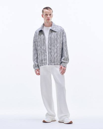 HARRISON WONG / Cotton Tweed Zipper Jacket