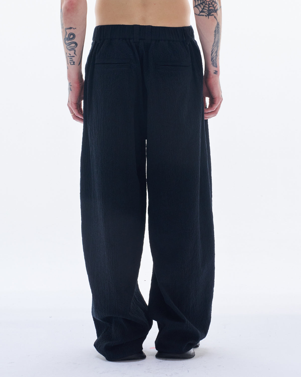 HARRISON WONG / Crepe Cotton Balloon Pants - Black
