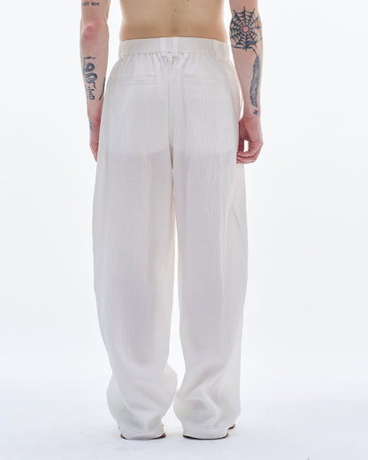 HARRISON WONG / Crepe Cotton Balloon Pants - White