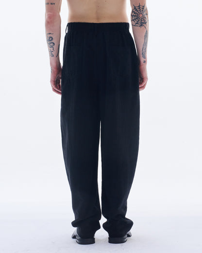 HARRISON WONG / Rayon Cotton Curved Leg Pants