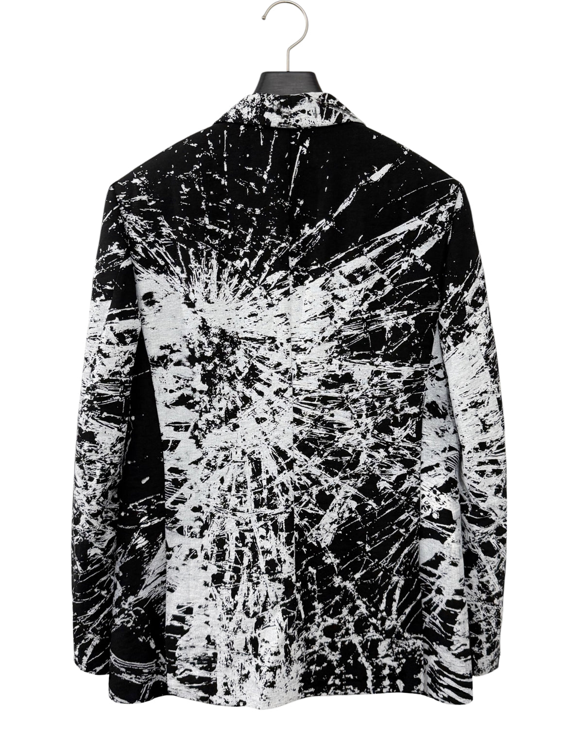 HARRISON WONG / Blazer With Overall Broken Glass Print - Black