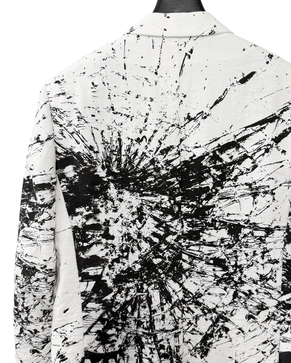 HARRISON WONG / Blazer With Overall Broken Glass Print - White