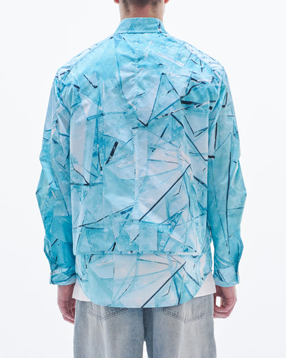 HARRISON WONG / Shirt Jacket With Glass Digital Print