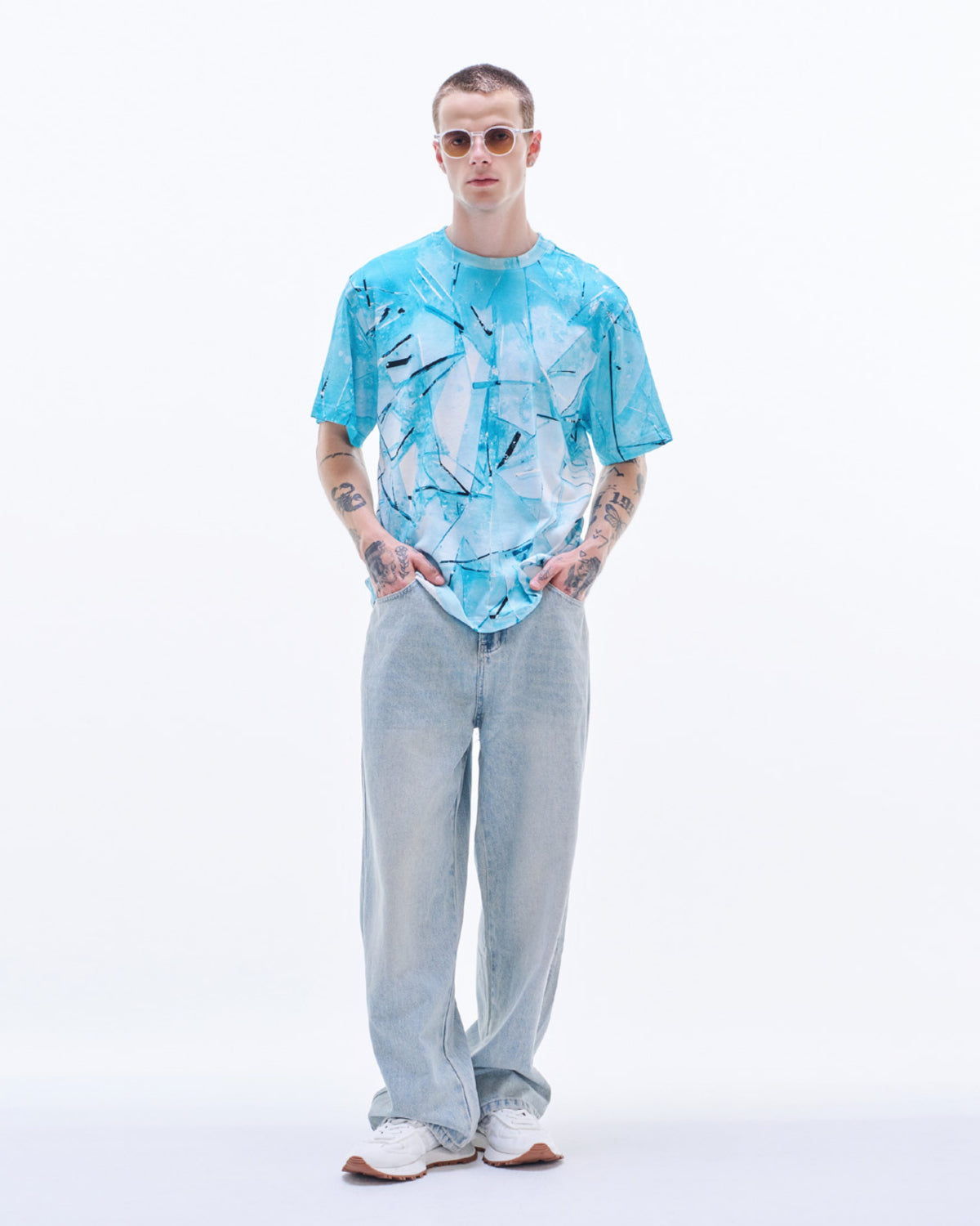 HARRISON WONG / Tshirt With Glass Digital Print