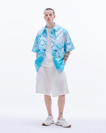 HARRISON WONG / Shirt With Glass Digital Print
