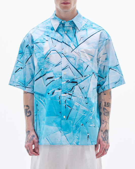 HARRISON WONG / Shirt With Glass Digital Print