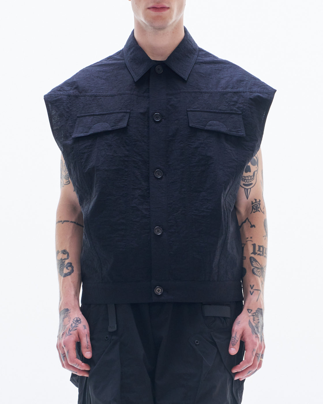HARRISON WONG / Oversized Sleeveless Jacket
