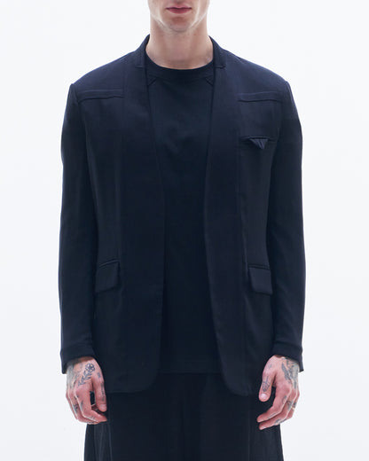 HARRISON WONG / No Collar Wool Blazer
