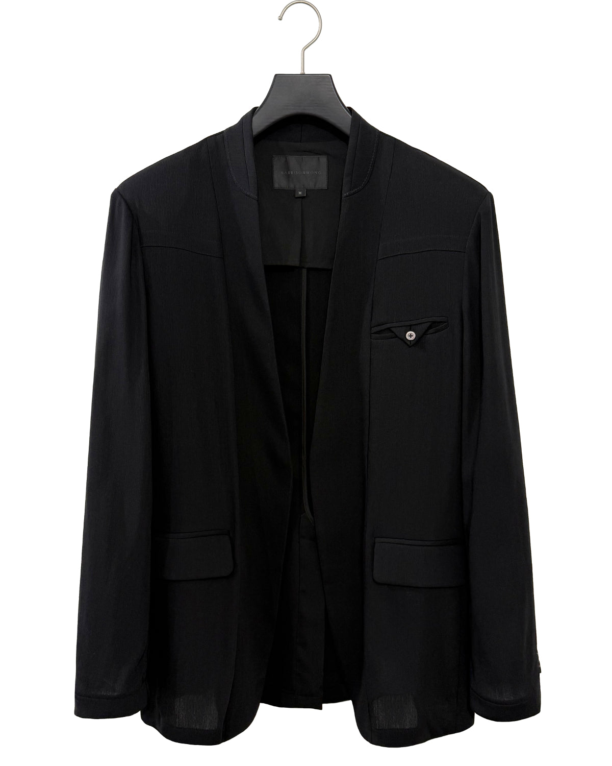 HARRISON WONG / No Collar Wool Blazer