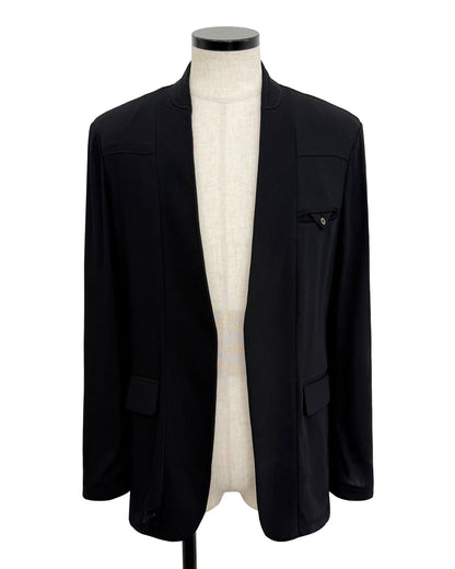HARRISON WONG / No Collar Wool Blazer