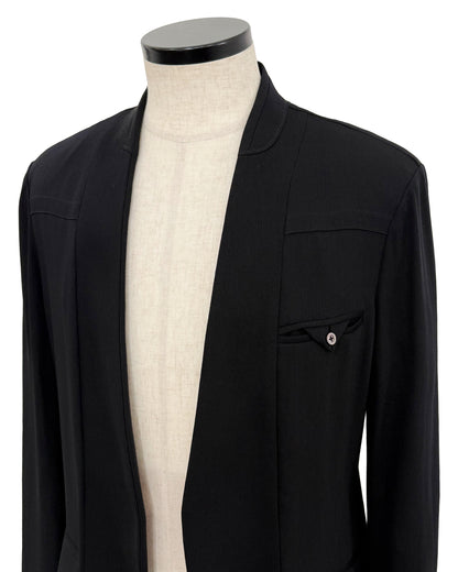 HARRISON WONG / No Collar Wool Blazer