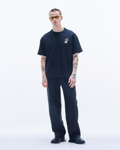 HARRISON WONG / Pleated Knit Pants