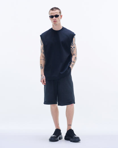 HARRISON WONG / Basic Sleeveless Tee - Black