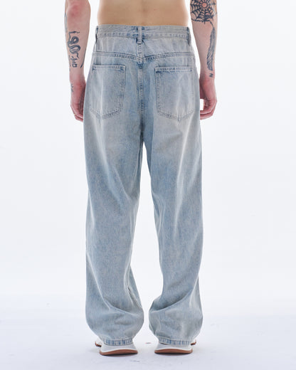 HARRISON WONG / Baggy Washed Light Blue Jeans