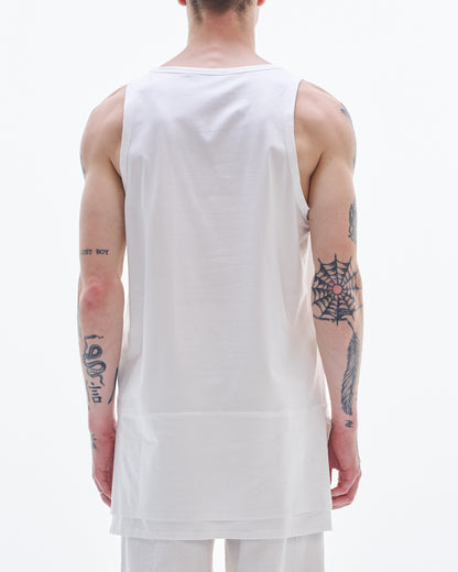 HARRISON WONG / Long Tank-Top With Layer Hem