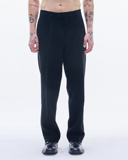 HARRISON WONG / Viscose Linen Regular Fit Pants