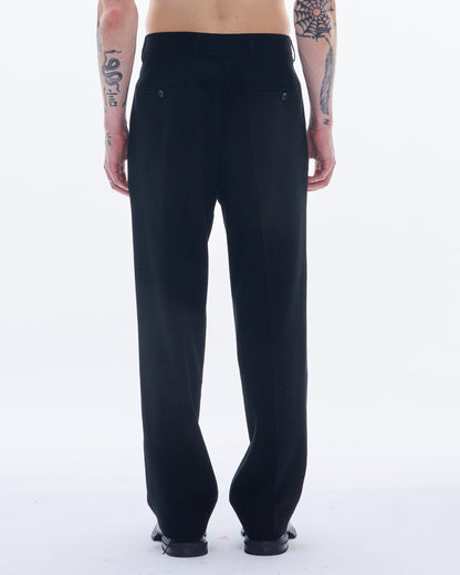 HARRISON WONG / Viscose Linen Regular Fit Pants