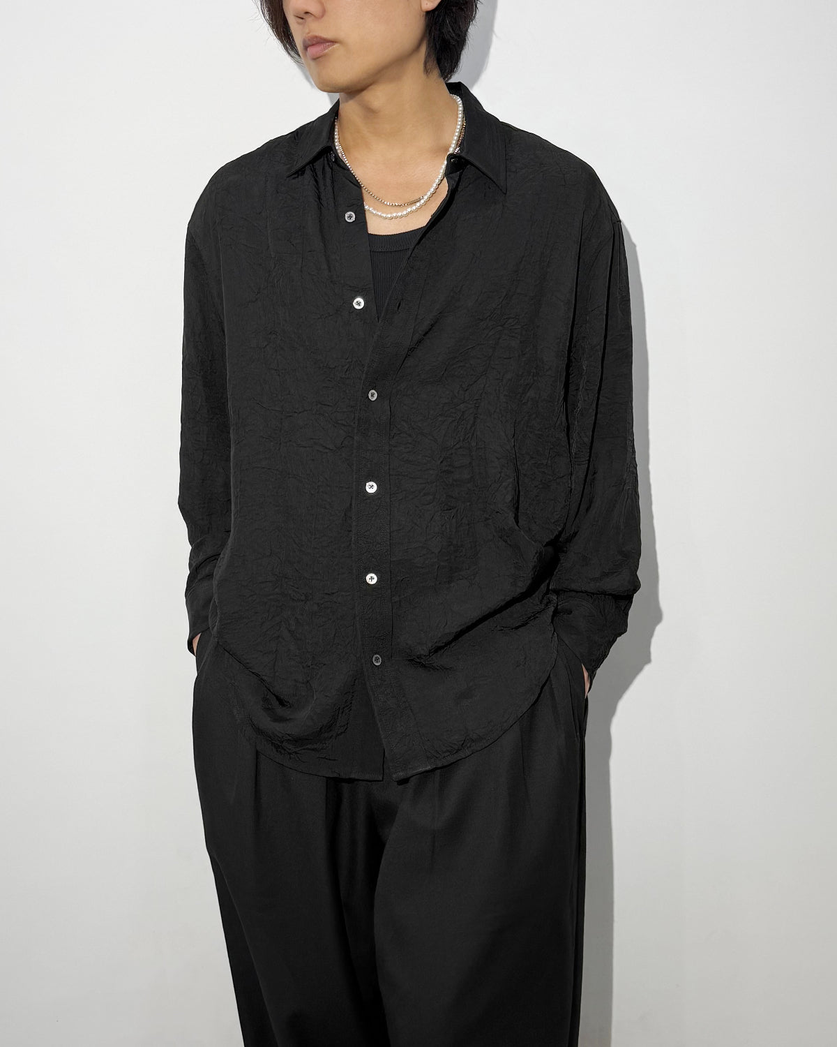HARRISON WONG / Crepe Acetate Shirt