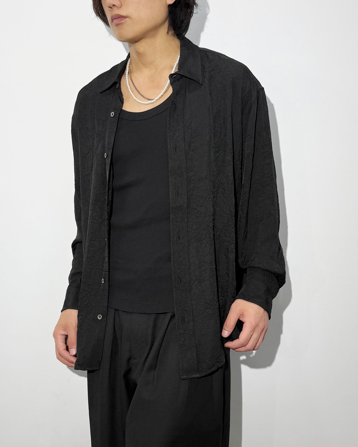 HARRISON WONG / Crepe Acetate Shirt