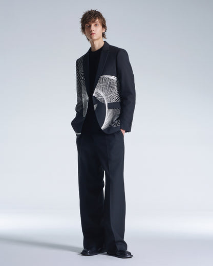 HARRISON WONG / Wide Leg Wool Pants
