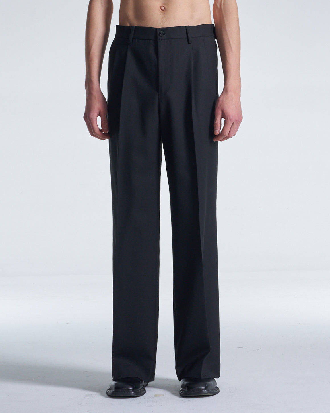 HARRISON WONG / Wide Leg Wool Pants